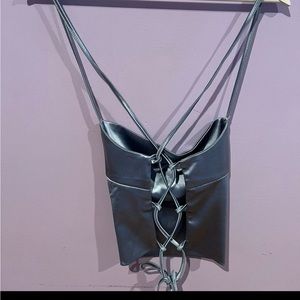 Gorgeous silk strapped tank top